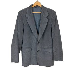 Vintage Pioneer Wear‎ Corduroy Sport Blazer Jacket Men 42L Elbow Patch Western